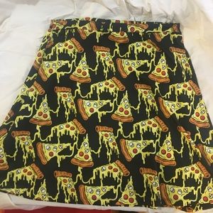 Sourpuss pizza skirt